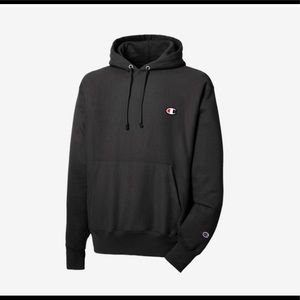 Black champion hoodie